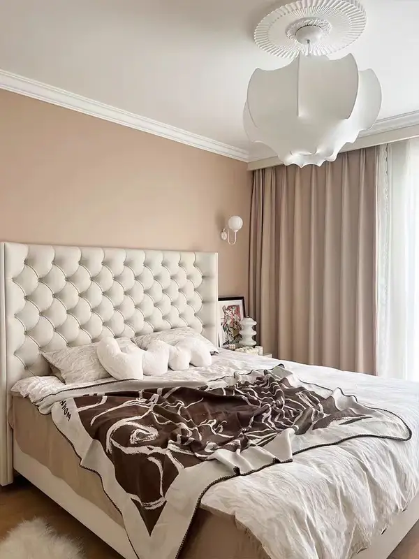 French-Inspired Mixed-Material Bed — product image 2