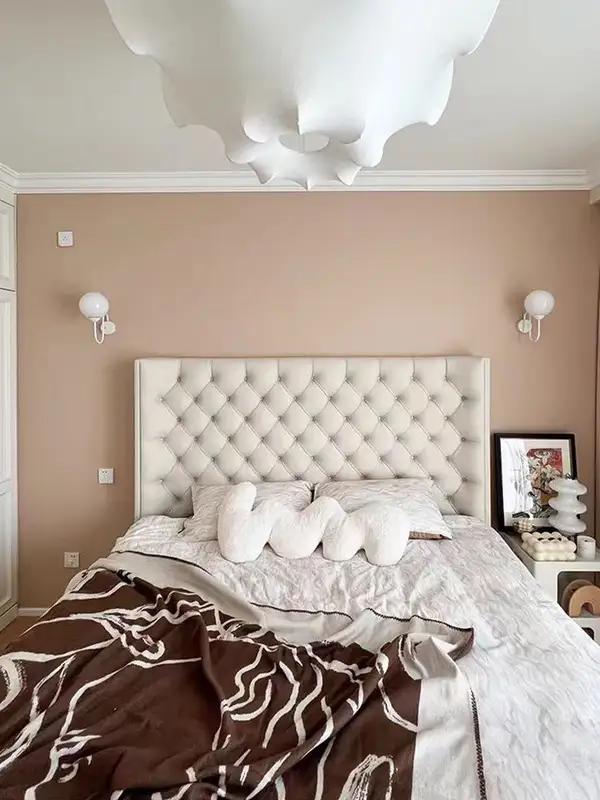 French-Inspired Mixed-Material Bed — product image 3