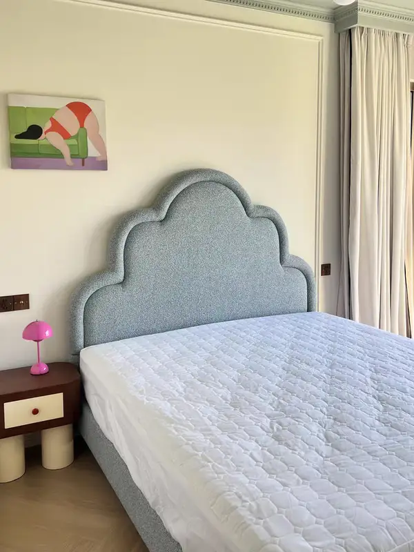 French-Inspired Upholstered Bed — product image 1