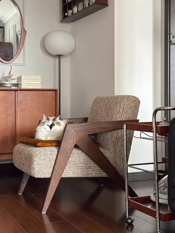 Vintage-Inspired Upholstered Sofa — product image 3