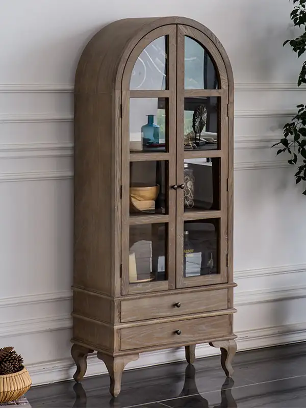 French-Inspired Solid Wood Storage Sideboard — product image 2