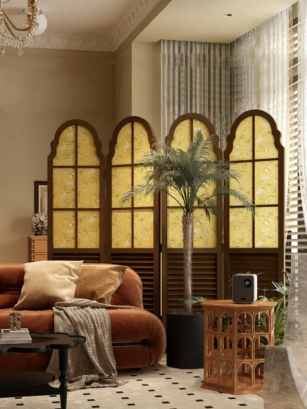 French-Inspired Mixed-Material Room Divider — product image 2