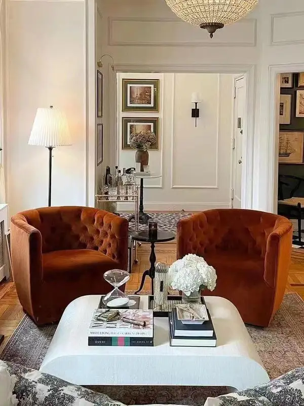 French-Inspired Upholstered Lounge Chair — product image 3