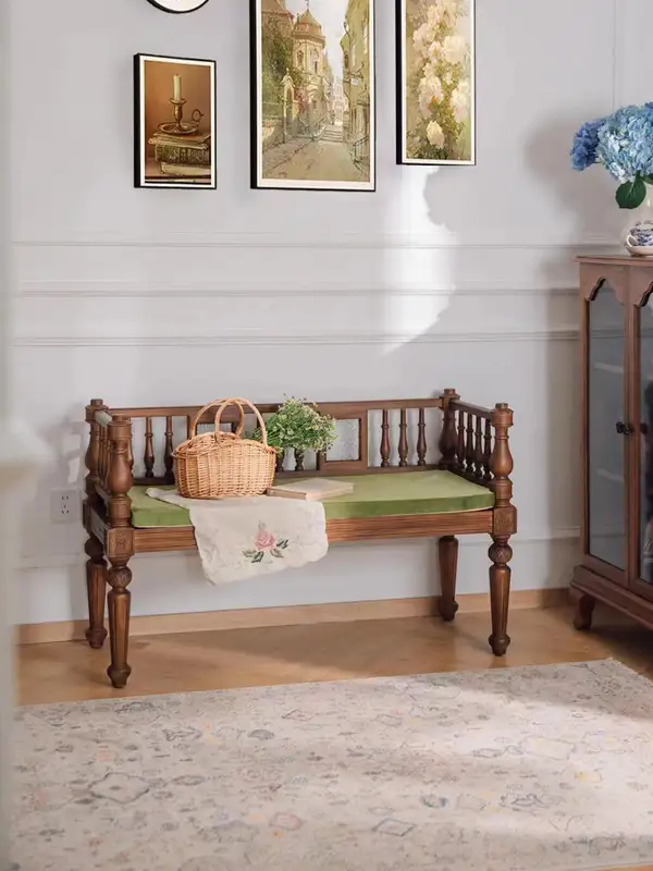French-Inspired Mixed-Material Lounge Chair — product image 2