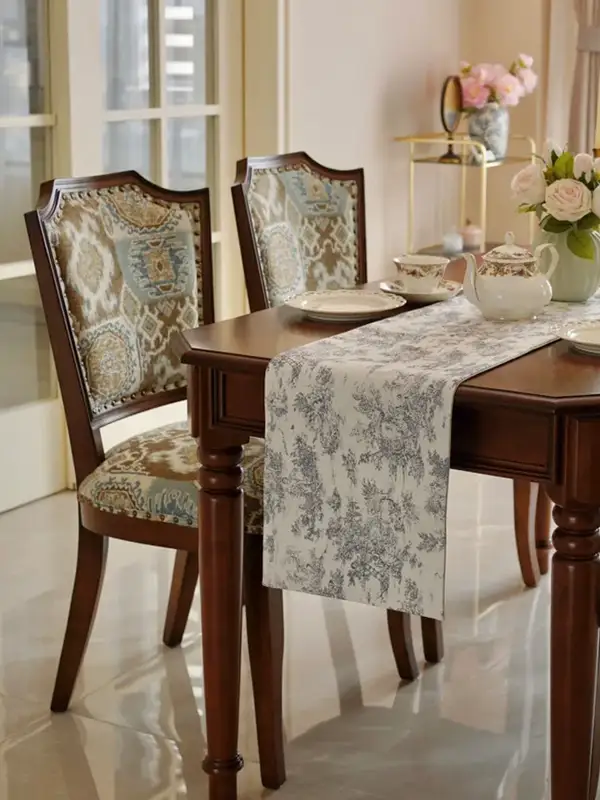 French-Inspired Solid Wood Dining Table — product image 3