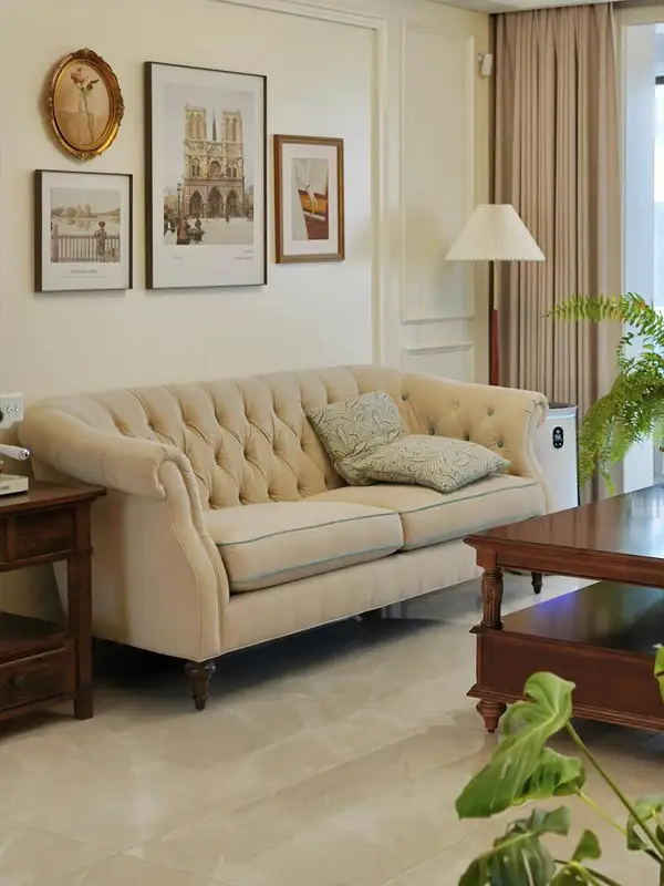 French-Inspired Upholstered Sofa — product image 2