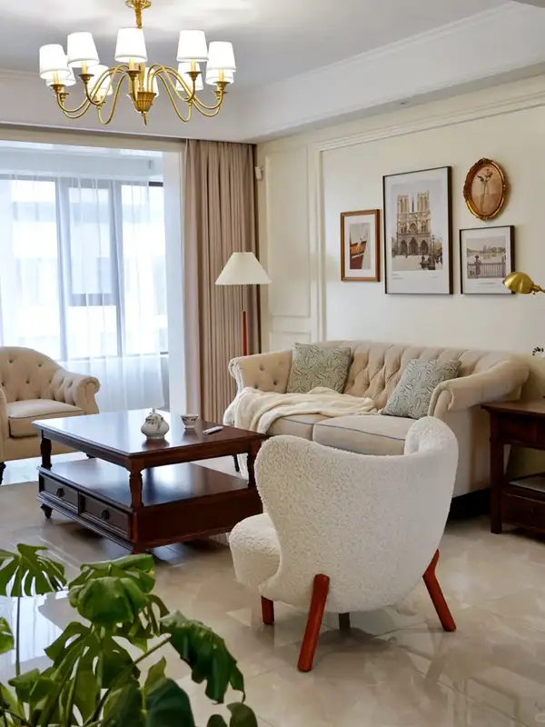 French-Inspired Upholstered Sofa — product image 3