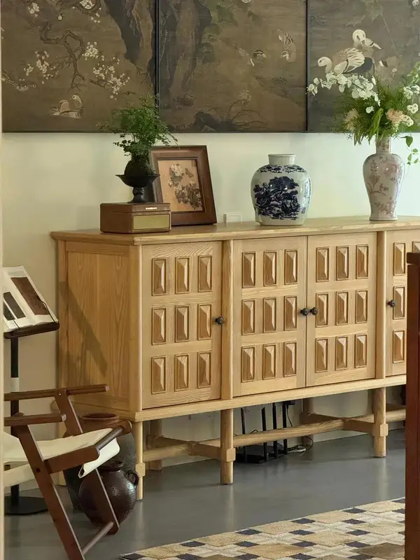 French-Inspired Solid Wood Storage Sideboard — product image 3