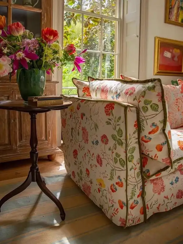 French-Inspired Upholstered Sofa — product image 3
