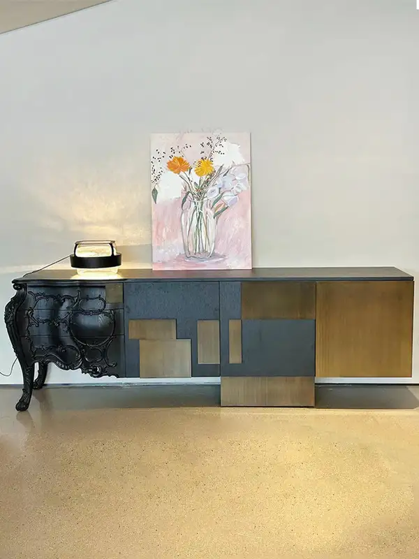 French-Inspired Solid Wood Carved Sideboard — product image 2
