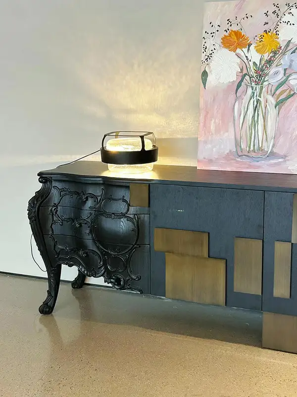 French-Inspired Solid Wood Carved Sideboard — product image 3
