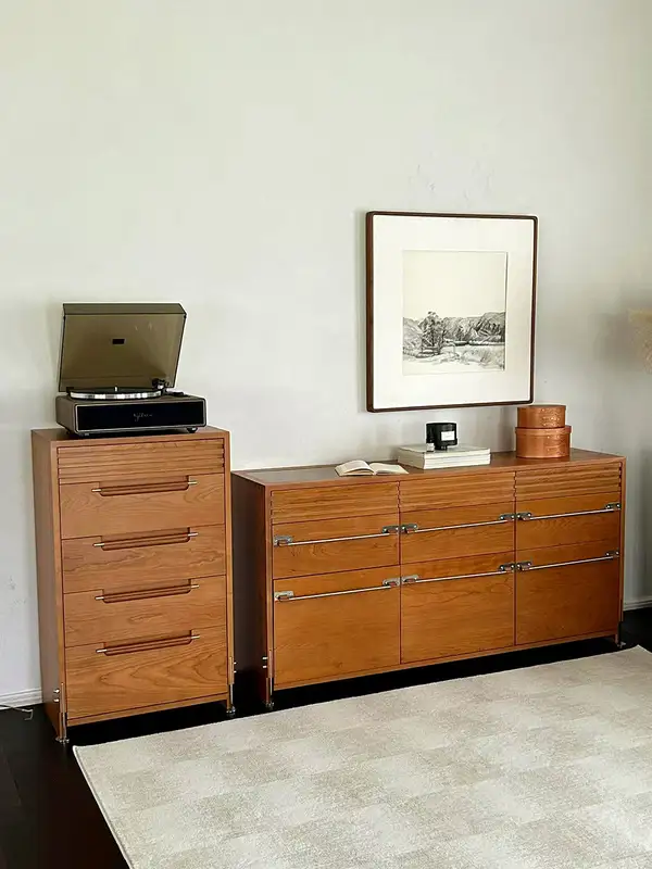 French-Inspired Solid Wood Storage Chest of Drawers — product image 2