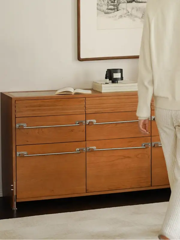 French-Inspired Solid Wood Storage Chest of Drawers — product image 3
