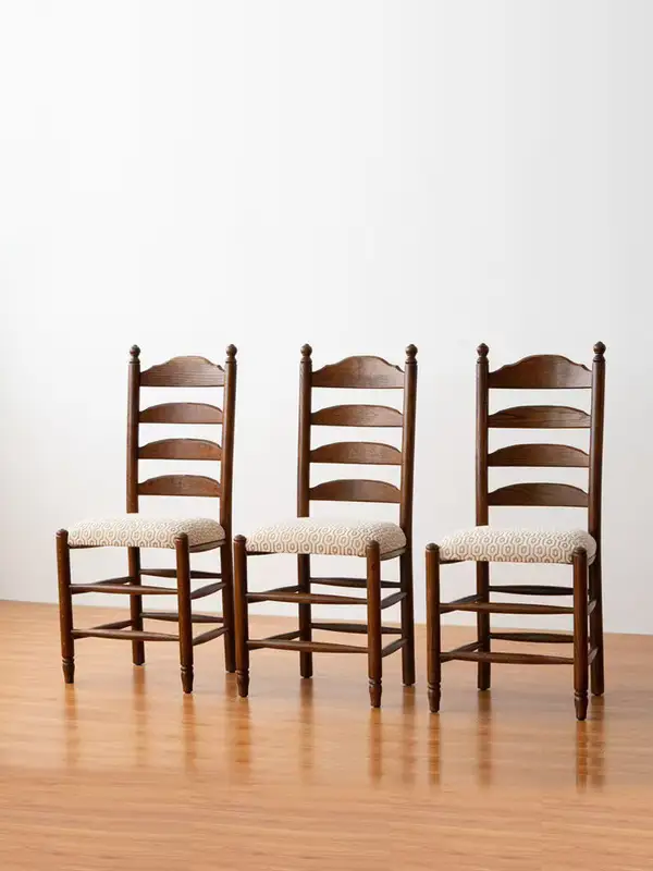 French-Inspired Solid Wood Dining Chair — product image 3