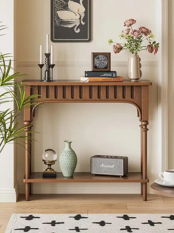 French-Inspired Solid Wood Console Table — product image 2