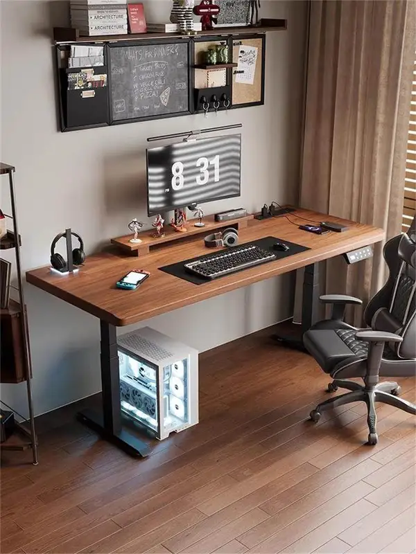 Modern Solid Wood Adjustable Desk — product image 1
