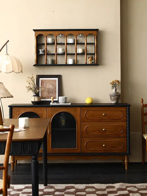 French-Inspired Solid Wood Storage Sideboard — product image 2