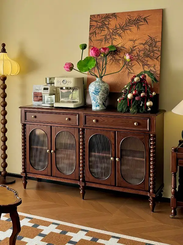 French-Inspired Solid Wood Storage Sideboard — product image 3