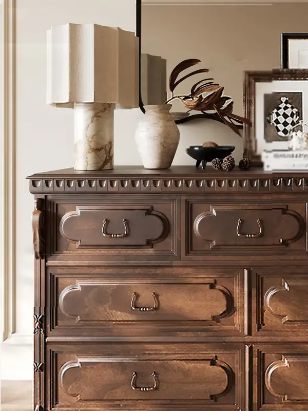 American-Style Solid Wood Storage Chest of Drawers — product image 2