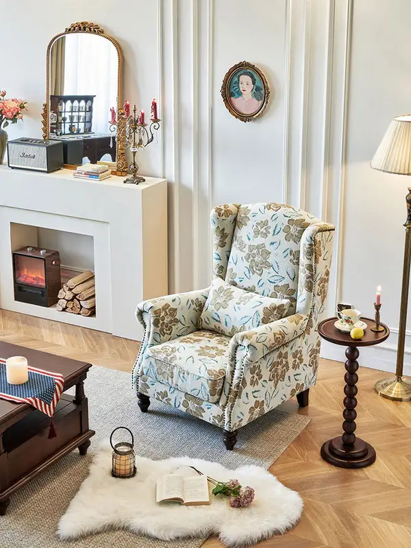 French-Inspired Upholstered Sofa — product image 1