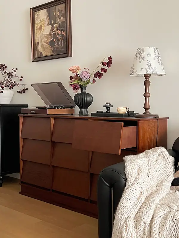 French-Inspired Mixed-Material Storage Chest of Drawers — product image 3