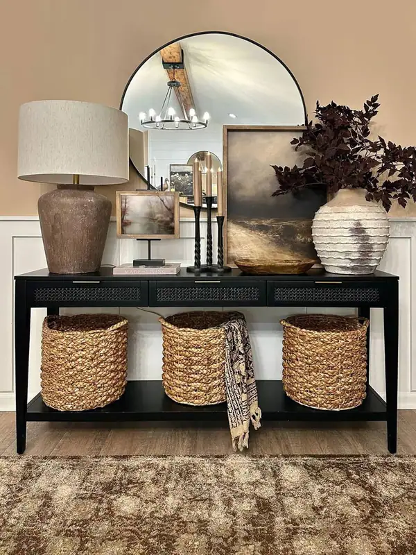 American Country Storage Console Table — product image 1