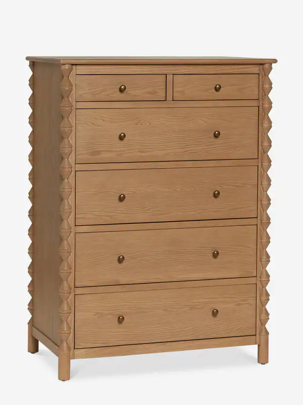 American Country Solid Wood Storage Chest of Drawers — product image 3