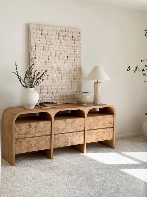Vintage-Inspired Solid Wood Console Table — product image 2
