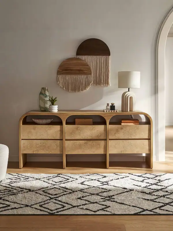 Vintage-Inspired Solid Wood Console Table — product image 3
