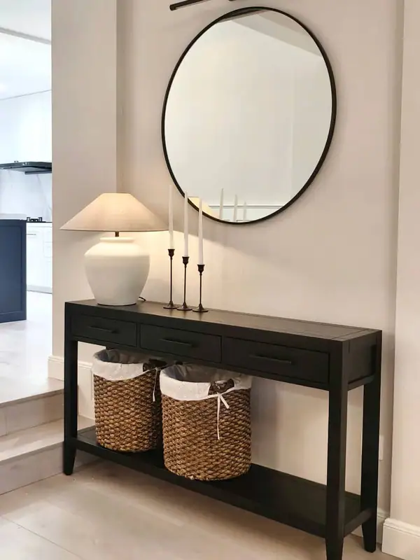 American-Style Solid Wood Console Table — product image 1