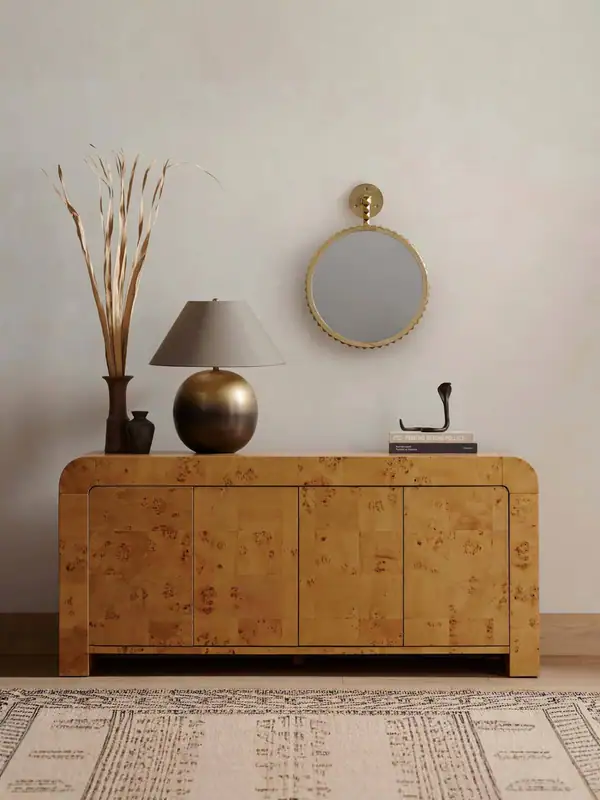 Vintage-Inspired Storage Hallway Cabinet — product image 1