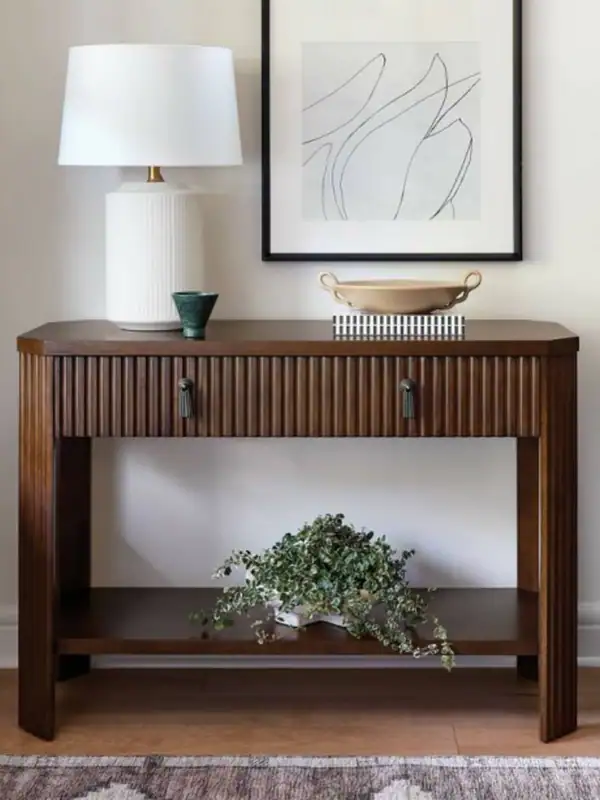 American Country Storage Console Table — product image 1