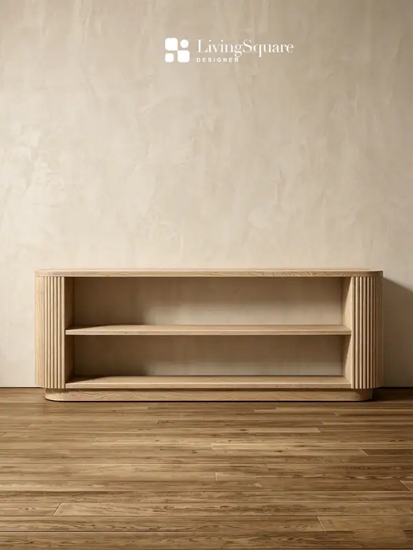 Wabi-Sabi-Inspired Storage Console Table — product image 3