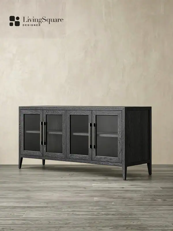 Wabi-Sabi-Inspired Glass-Door Sideboard — product image 2