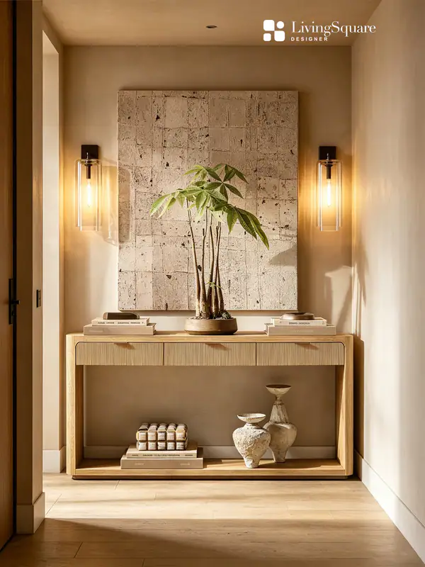 Wabi-Sabi-Inspired Console Table — product image 1