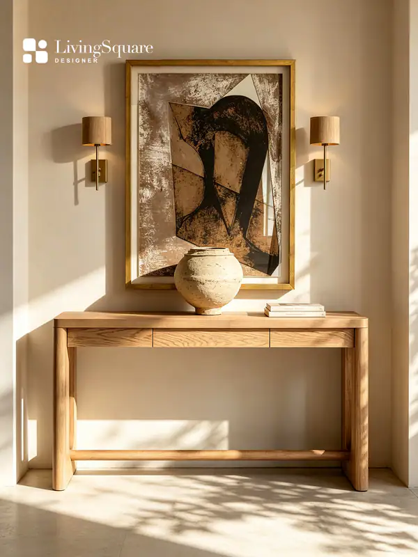 Wabi-Sabi-Inspired Console Table — product image 1
