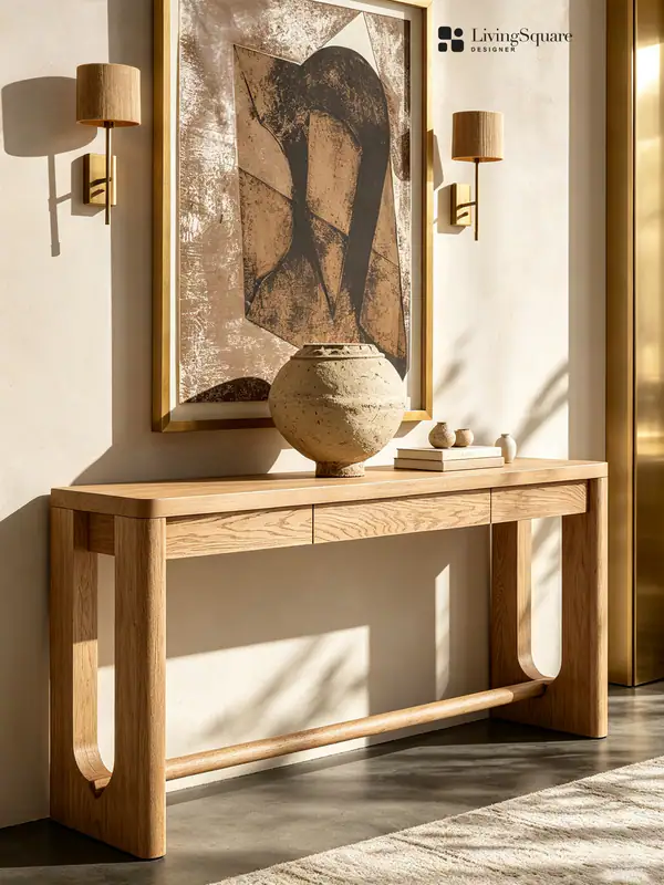 Wabi-Sabi-Inspired Console Table — product image 2
