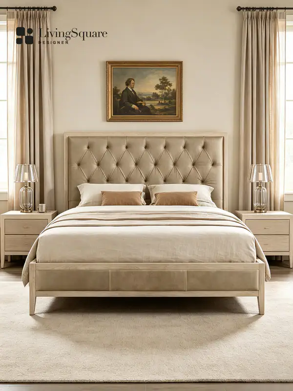 Wabi-Sabi-Inspired Bed — product image 1