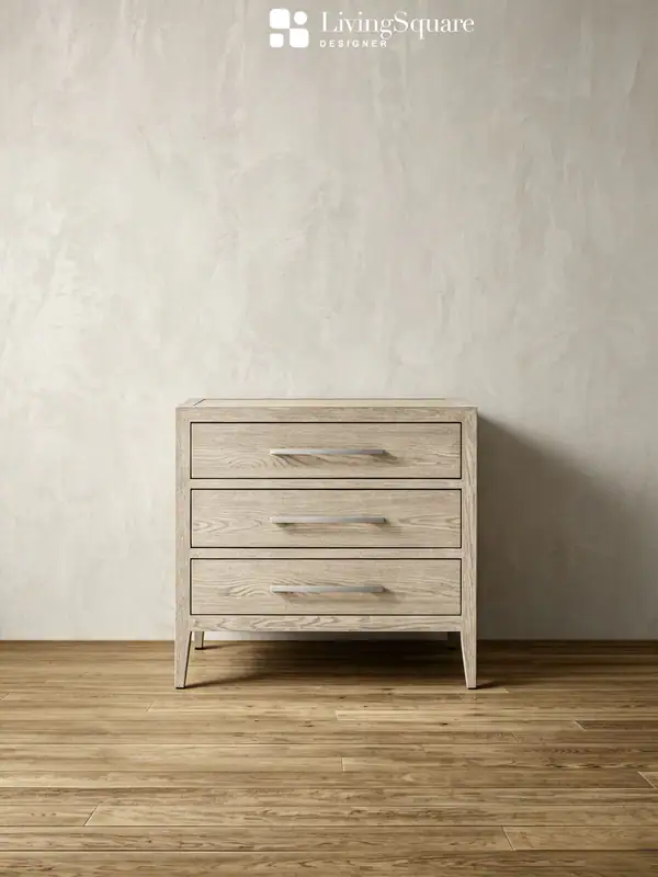 French-Inspired Storage Bedside Table — product image 3