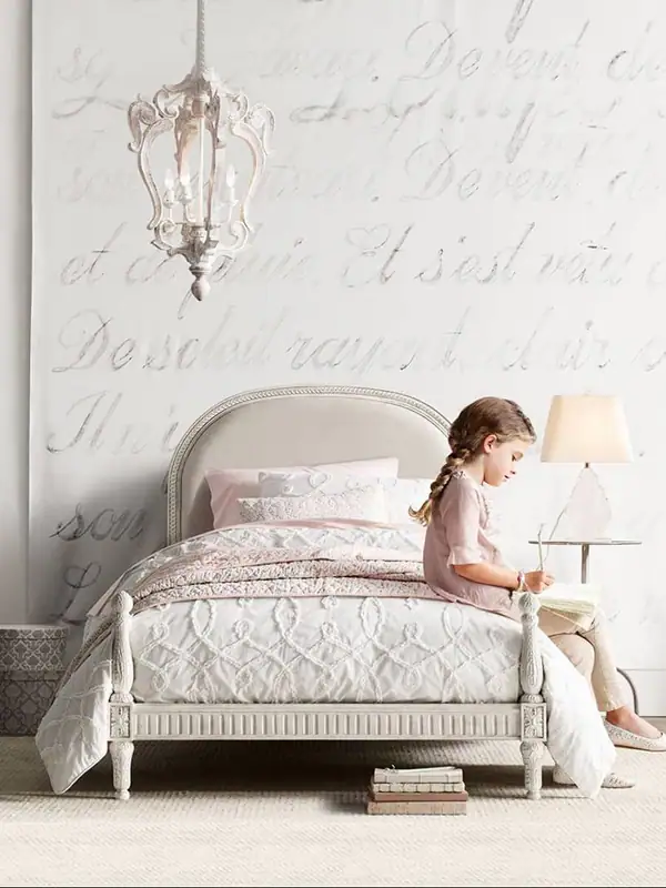 French-Inspired Oak Bed — product image 1