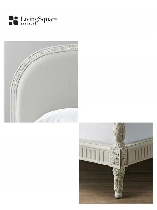 French-Inspired Oak Bed — product image 3
