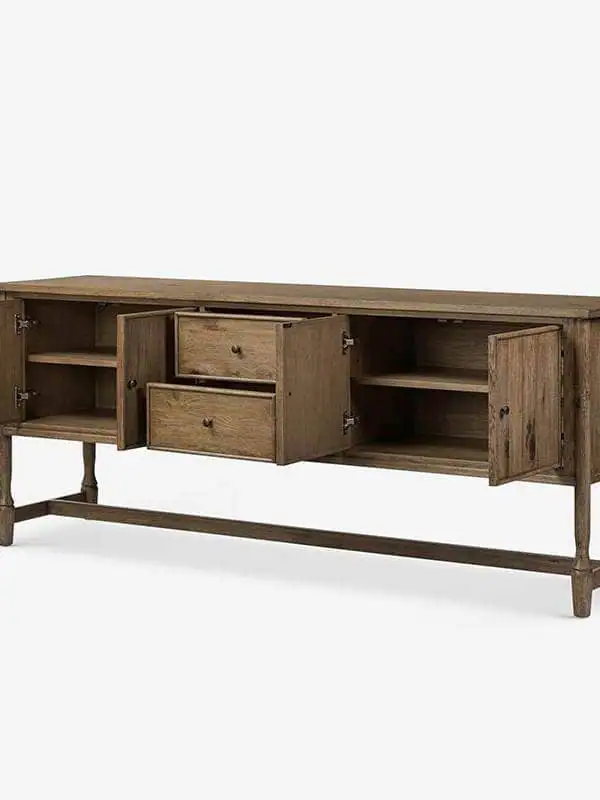 Vintage-Inspired Solid Wood Storage Sideboard — product image 4